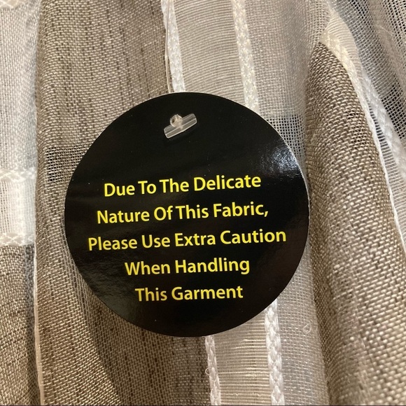 𝅺IC by Connie K Sz L Open Front Kaftan  Kimono Top Oversized 3/4 Sleeves NWT - Picture 3 of 15